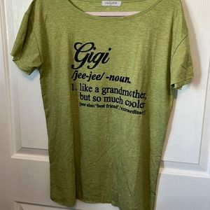 Green Gigi tee size L